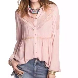 Free People Wild Wind Blouse